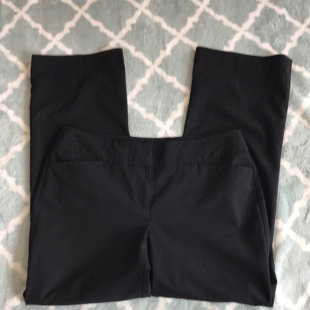 8 P Loft black dress pants